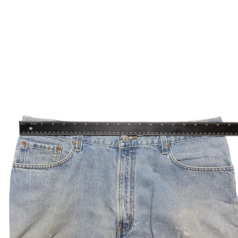 Grunge Skate Distressed Comfort Fit Jeans Mens 38x34 Light Wash Levi's 560